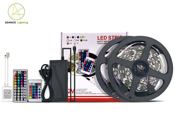 Avançado iluminar 12 volts RGB conduziu luzes de Natal da tira 720LM/M Indoor Outdoor