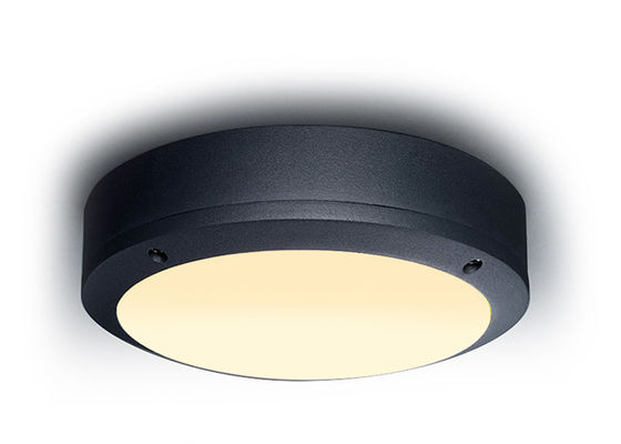 luz de teto nivelada da montagem do círculo do preto de 12W IP54 para o banheiro do balcão