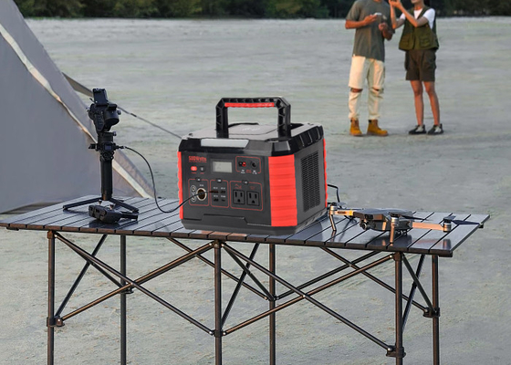 Gerador solar móvel da bateria, central elétrica portátil 500w